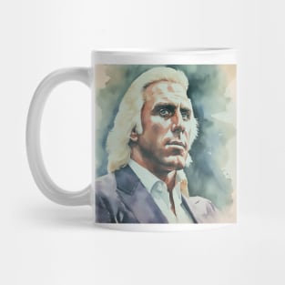 Ric Flair - Water Color Portrait Mug